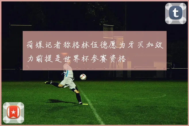 荷媒记者称格林伍德愿为牙买加效力前提是世界杯参赛资格