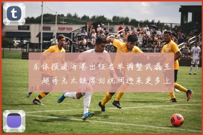 东体报道海港出征名单调整武磊王燊超蒋光太缺席刘祝润迎来更多上场机会